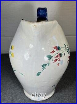 Antique Hand-Painted Stoneware Pottery Pitcher (The Packwood House Museum)