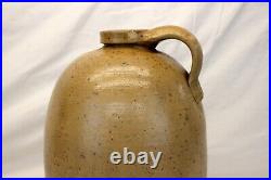 Antique JAMES BENJAMIN 2 Gallon STONEWARE JUG Cobalt Blue CINCINNATI OHIO early