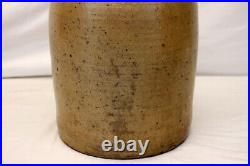 Antique JAMES BENJAMIN 2 Gallon STONEWARE JUG Cobalt Blue CINCINNATI OHIO early