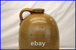 Antique JAMES BENJAMIN 2 Gallon STONEWARE JUG Cobalt Blue CINCINNATI OHIO early