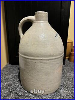 Antique J. A. Budlong & Son Stoneware Jug