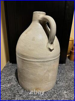 Antique J. A. Budlong & Son Stoneware Jug