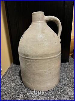 Antique J. A. Budlong & Son Stoneware Jug