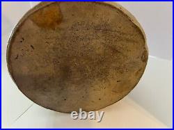 Antique John Burger Rochester Stoneware Preserve Jar Cobalt Blue Crock