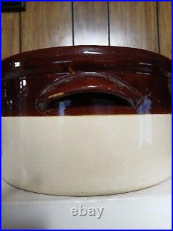 Antique Joseph Middleby, Boston, Massachusetts Stoneware 3 Gallon Butter Crock