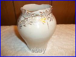 Antique Kokus China Vase Sebring Pottery Company White Granite Stoneware