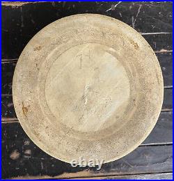 Antique Late 1800s 1/2 Gal E Swasey & Co Portland ME Stoneware Pie Dish