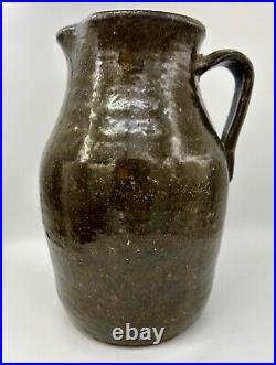 Antique Late 19thC Southern Stoneware Milk Pitcher South Carolina/Georgia