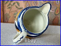 Antique Leedsware Pearlware Decorative Handmade Stoneware Pottery Creamer