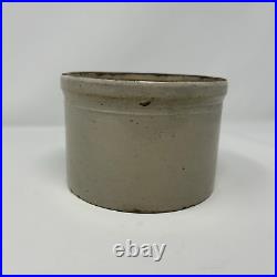 Antique Macomb Stoneware Co. Pottery Crock (1893-1906)