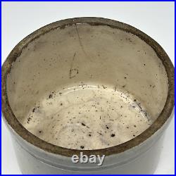 Antique Macomb Stoneware Co. Pottery Crock (1893-1906)