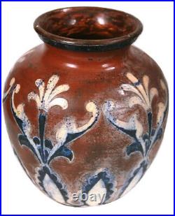 Antique Martin Brothers Stoneware Vase Circa 1896