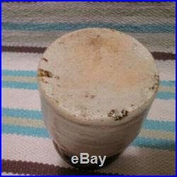 Antique McDade Pottery Texas Stoneware Miniature Churn Salesman Sample 4 Crock
