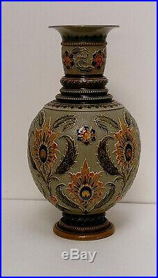 Antique Mettlach German Vase Stoneware Westerwald