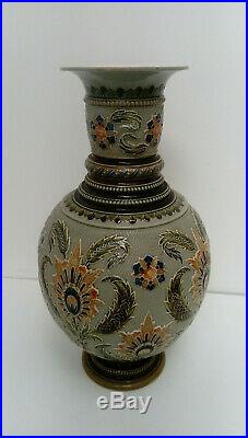 Antique Mettlach German Vase Stoneware Westerwald