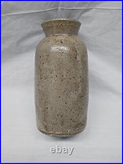 Antique Mid 19th Century American Stoneware Oyster Crock Jar