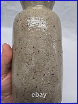 Antique Mid 19th Century American Stoneware Oyster Crock Jar