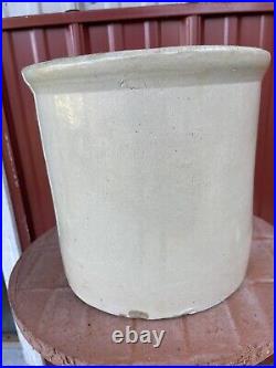 Antique New Brighton 2 Gallon Stoneware Salt Glaze Crock EP Co PA Pennsylvania