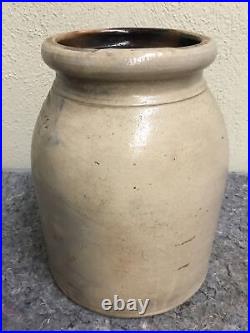 Antique New York Stoneware Co Jar-No Lid-Fort Edward