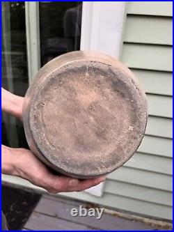 Antique New York Stoneware Jug Blue Cobalt Painted 2