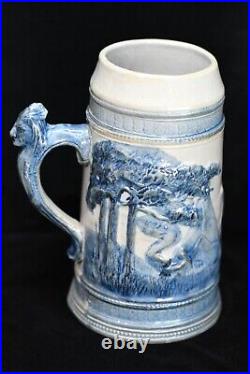 Antique Old Sleepy Eye Pottery Stein Stoneware Mug