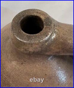 Antique Ovoid Stoneware Salt Glazed Jug FREE USA SHIPPING