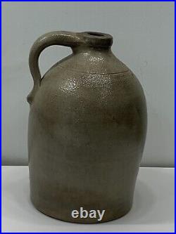 Antique Picton CW Canada West 1 Imperial Gallon Stoneware Finger Jug Excellent