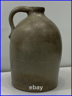 Antique Picton CW Canada West 1 Imperial Gallon Stoneware Finger Jug Excellent