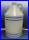 Antique_Pottery_Stoneware_marked_RCP_Co_Akron_OH_White_Crock_Jug_Blue_Bands_01_idf
