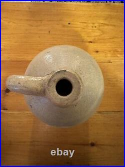 Antique Primitive Seymour Salt Glaze Stoneware Jug, Troy