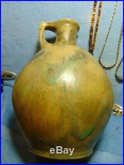 Antique Red Wing Nokomis, Ovoid Vase/Jug Pottery, 204, Rumrill stoneware, signed