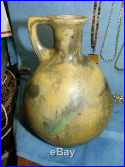 Antique Red Wing Nokomis, Ovoid Vase/Jug Pottery, 204, Rumrill stoneware, signed