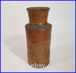Antique Redware Preserve Stoneware Canner Jar c 1835