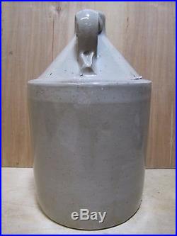 Antique SCHWARZ PATERSON NJ 1/2 Gal Liquor Stoneware Pottery Jug Not to Be Sold