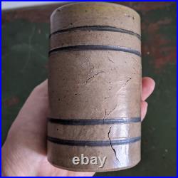 Antique Salt Glaze Pottery Mug Stoneware ca 1880 AAFA