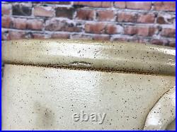 Antique Salt Glazed Bee Sting Stoneware Crock #4, AS-IS