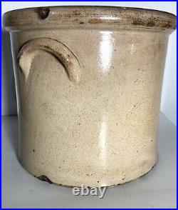 Antique Salt Glazed Stoneware JACOB ZIPFS UNION POTTERY NEWARK NJ Crock