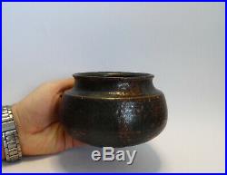 Antique Scandinavian Swedish Wilhelm Kage Stoneware Pottery Vase 1930s
