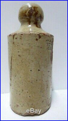 Antique South Australian Pottery T. J Monro Gawler Stoneware Ginger Beer Bottle