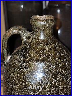 Antique South Carolina Pottery Stoneware Jug Rare
