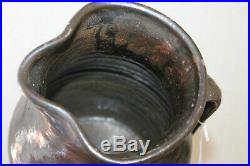 Antique Southern Pottery Pitcher Stoneware 9 3/4'