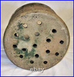 Antique Stoneware Cheese Strainer Sieve #2