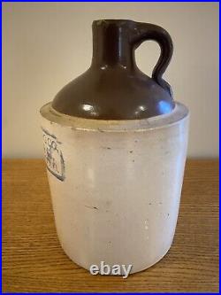 Antique Stoneware City Bottling Company Denver Colorado Advertising Jug