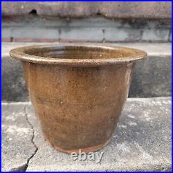 Antique Stoneware Cream Riser Southern Primitive Pottery