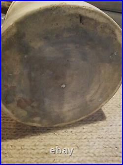 Antique Stoneware Crock Blue Crown Number 10