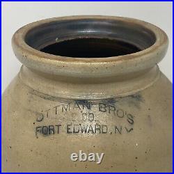 Antique Stoneware Crock Ottman Bros Fort Edward NY