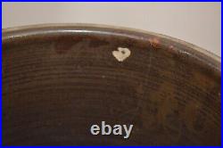 Antique Stoneware General Merchant Crock Brown Glaze Jas Rogers Cheltenham PA