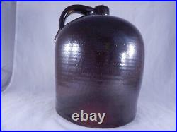 Antique Stoneware JUG Glazed Pottery Primitive Pottery 2 Gallon
