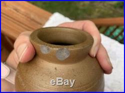 Antique Stoneware Jar Stamped B. C. Milburn from Alexandria Virginia mid 1800s