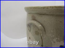 Antique Stoneware Ottman Bro's Fort Edward NY Crock 3 Gal Blue Cobalt Salt Glaze